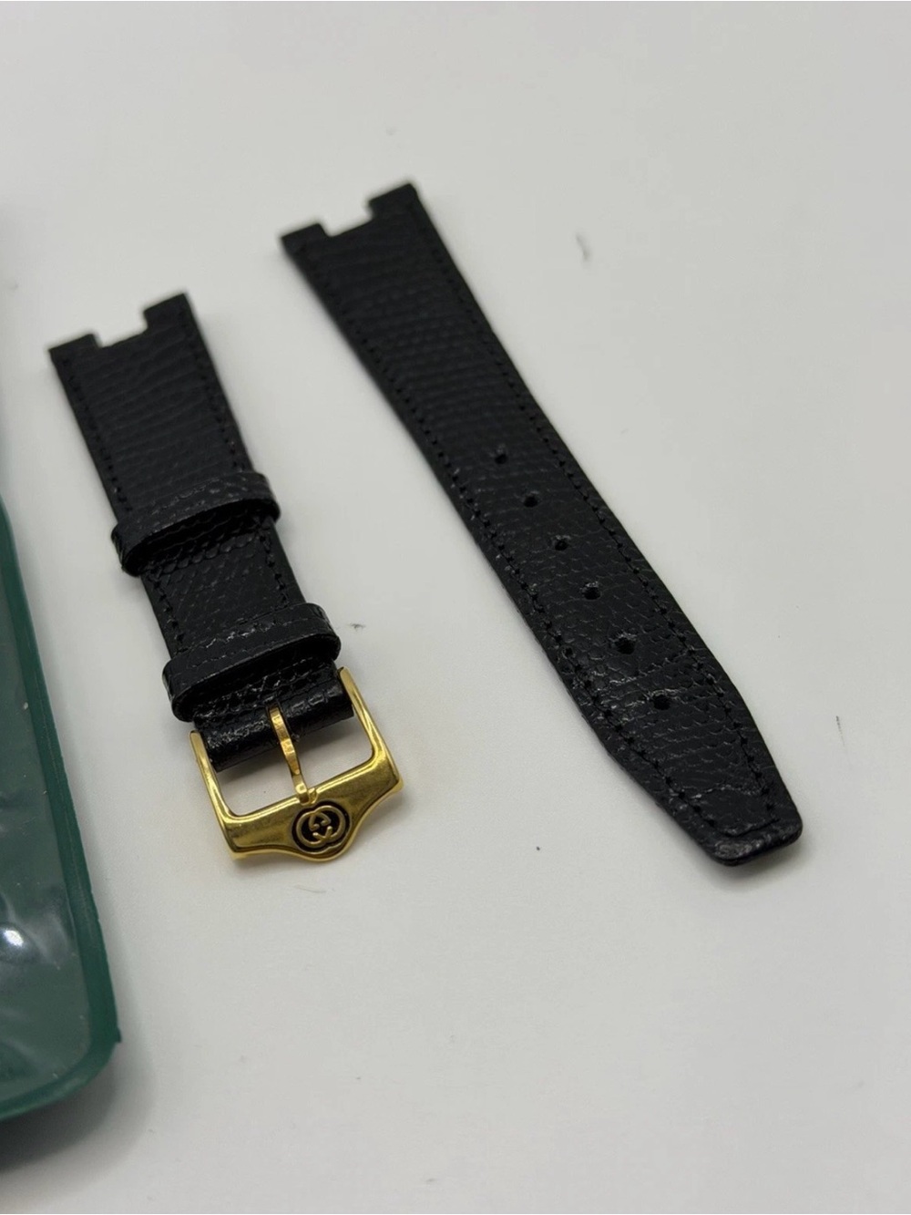 Gucci Genuine Black Lizard Leather Watch Strap 18MM #GS114 - Picture 3 of 5